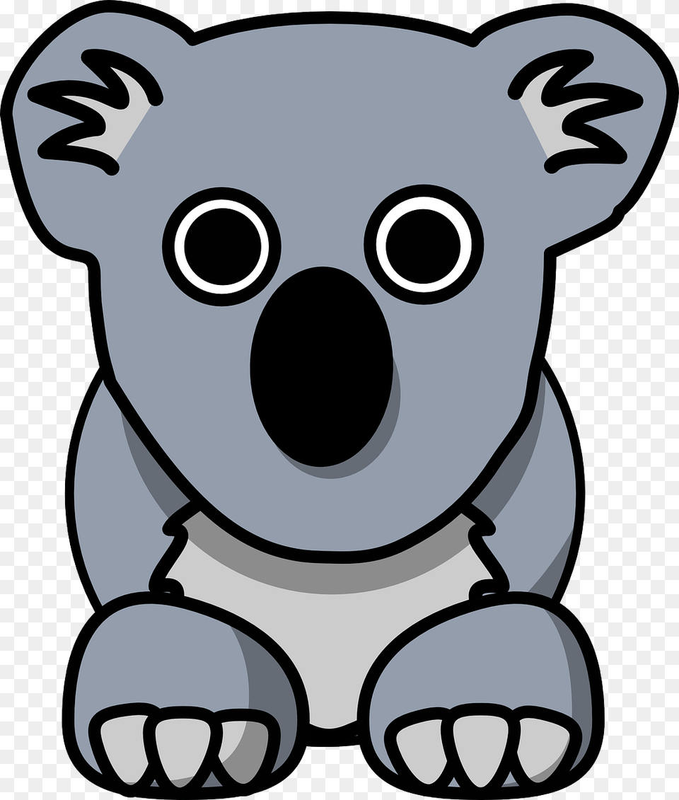 Cartoon Koala Clip Art, Animal, Mammal, Wildlife, Ammunition Png Image