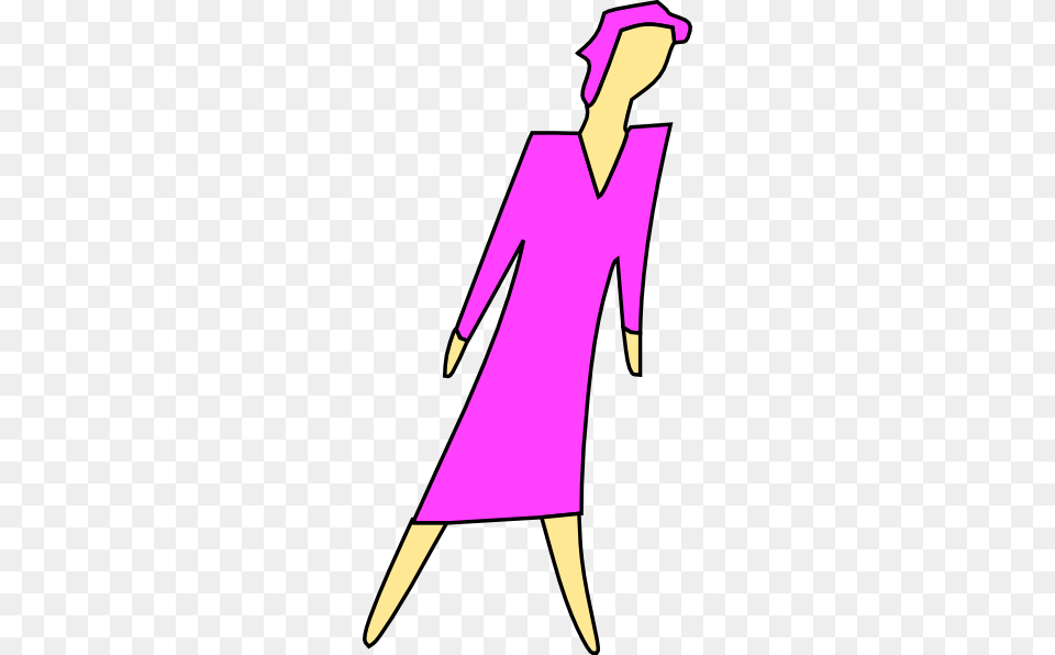 Cartoon Lady Walking Clip Art, Clothing, Shoe, Footwear, High Heel Free Transparent Png