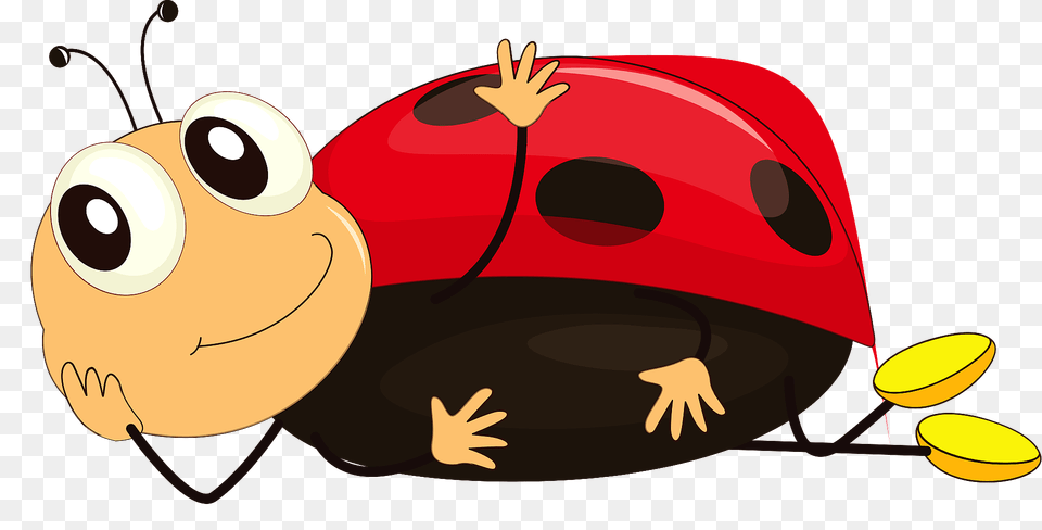Cartoon Ladybug Resting Clipart, Dynamite, Weapon Free Transparent Png