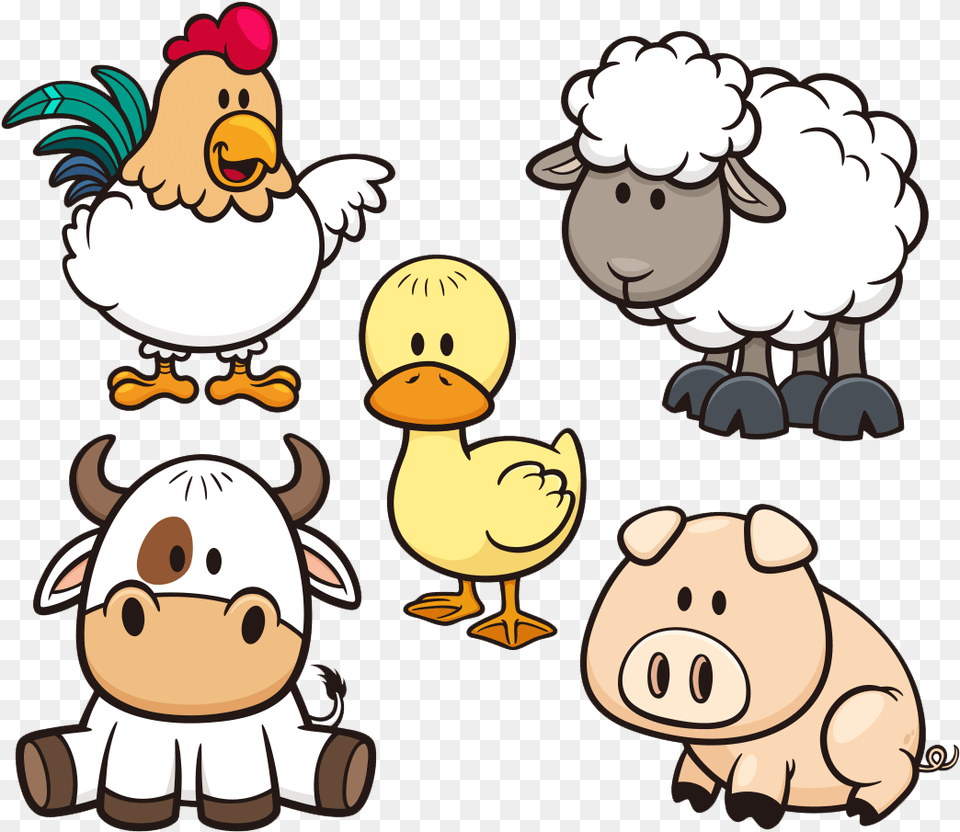 Cartoon Lamb 1100x1100 Clipart Farm Animals Coloring Pages, Baby, Person, Animal, Bear Png
