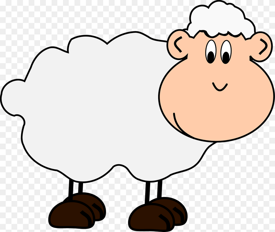 Cartoon Lamb Clipart, Animal, Bear, Face, Head Png Image