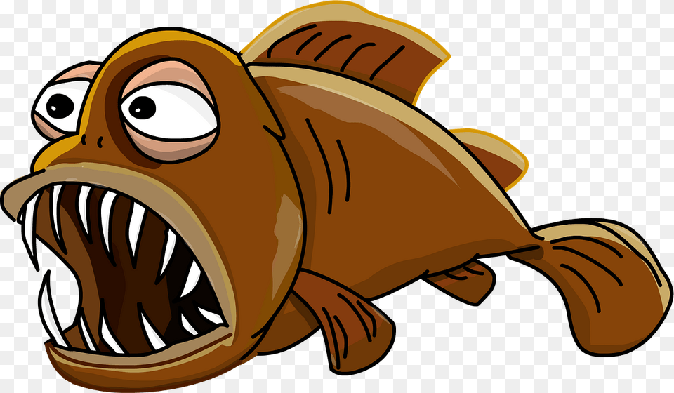 Cartoon Lantern Fish Clipart, Animal, Sea Life Free Png