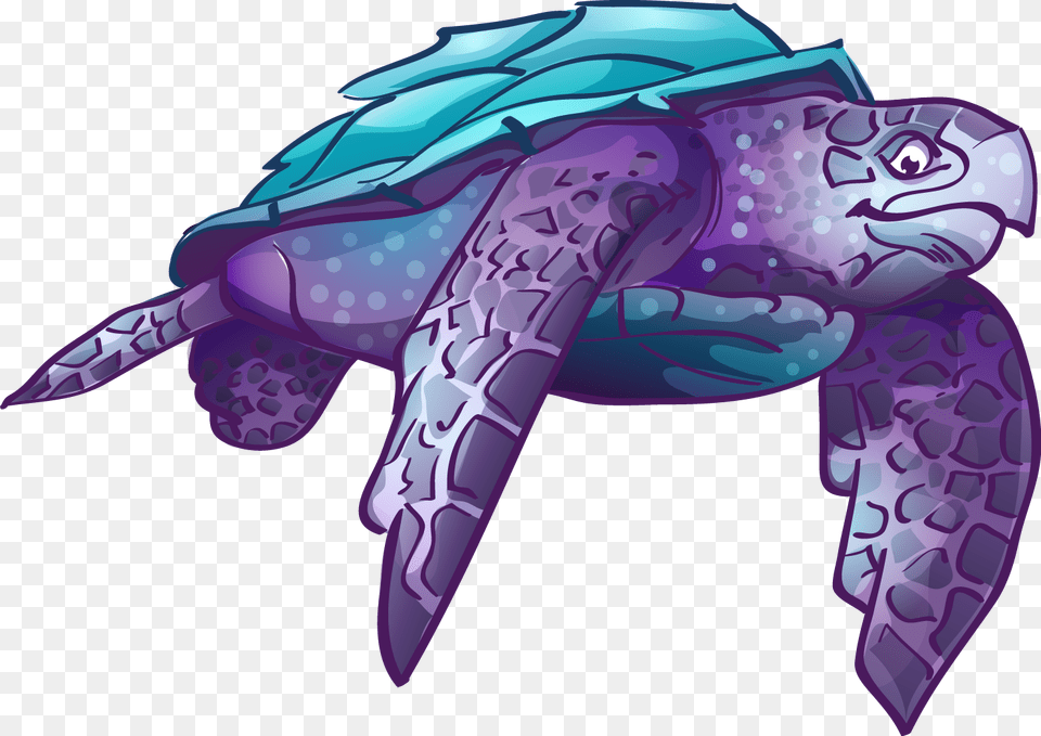 Cartoon Leatherback Sea Turtle Sea Turtles, Animal, Reptile, Sea Life, Sea Turtle Free Png Download