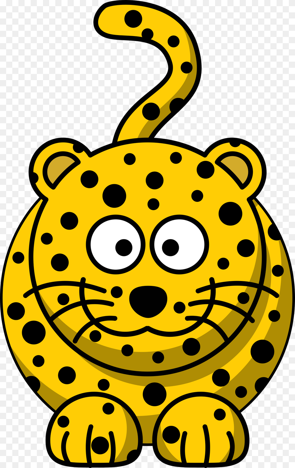 Cartoon Leopard, Animal, Bear, Mammal, Wildlife Png Image