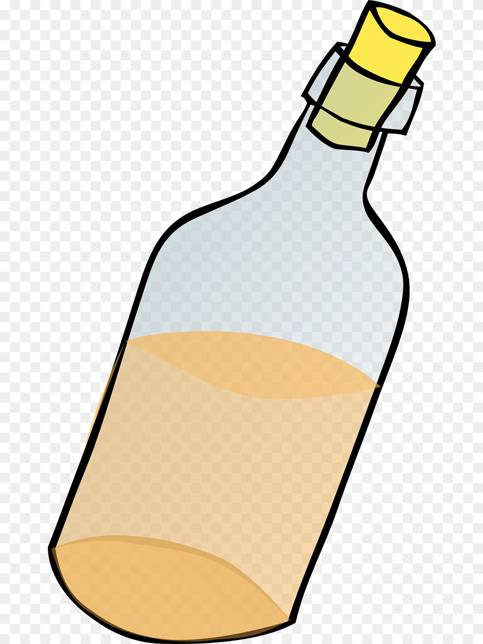 Cartoon Letter In A Bottle, Alcohol, Wine, Liquor, Wine Bottle Free Png