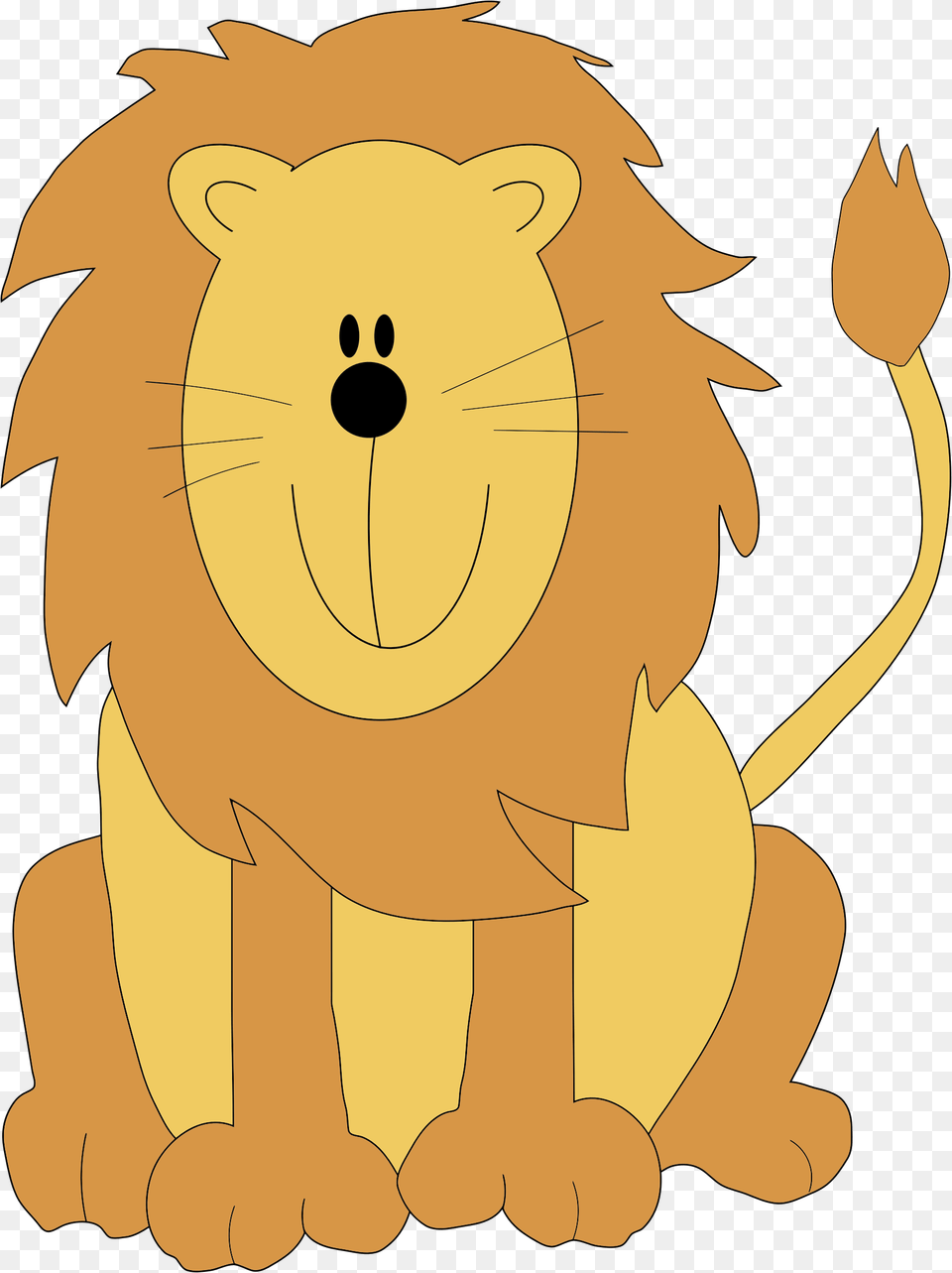 Cartoon Lion, Animal, Mammal, Wildlife, Bear Free Transparent Png
