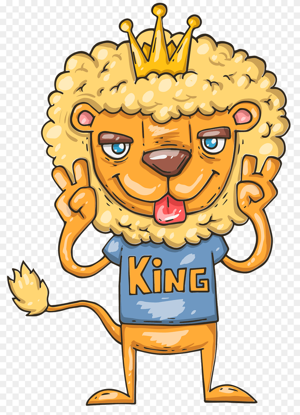 Cartoon Lion Clipart Free Png Download
