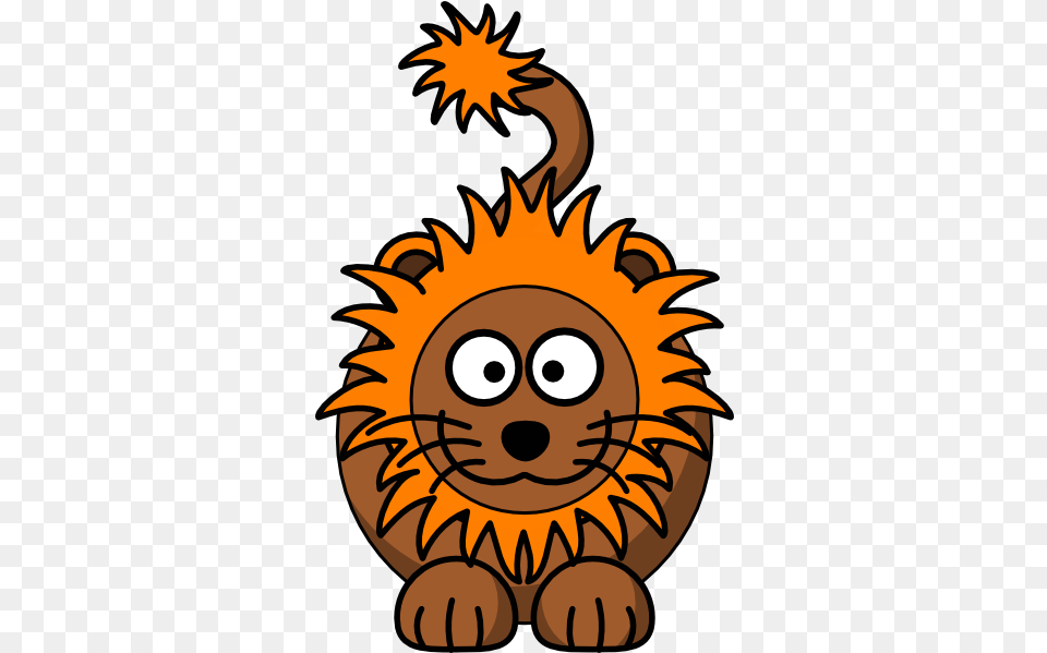 Cartoon Lion With Orange Mane Clip Art Cartoon Lion Clipart, Baby, Person, Face, Head Free Png Download