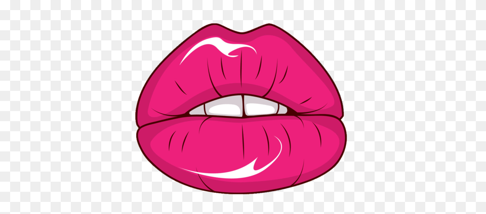 Cartoon Lips Shiny, Body Part, Mouth, Person, Cosmetics Free Png Download
