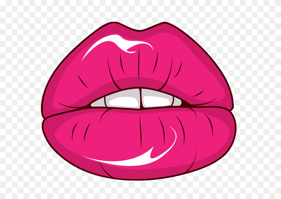Cartoon Lips Shiny Transparent Cartoon Lips Transparent Background, Body Part, Mouth, Person, Cosmetics Free Png