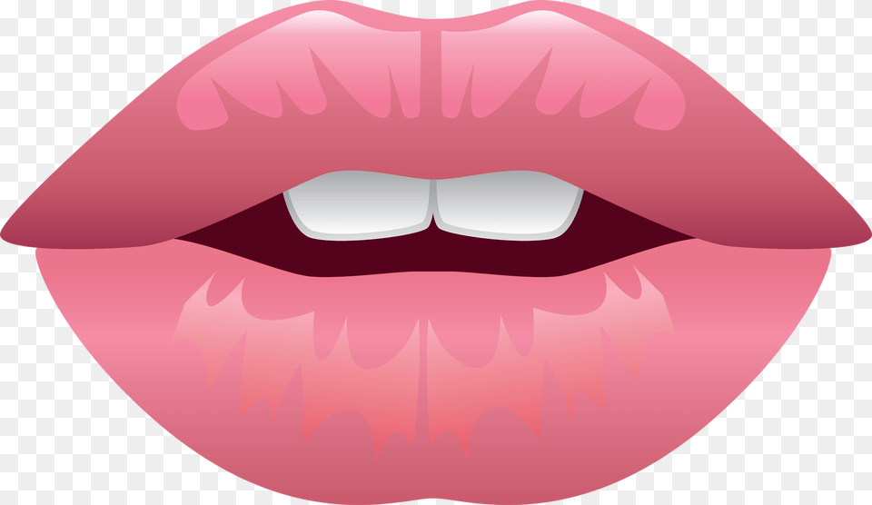 Cartoon Lips Teeth Realistic, Body Part, Mouth, Person, Animal Free Png Download