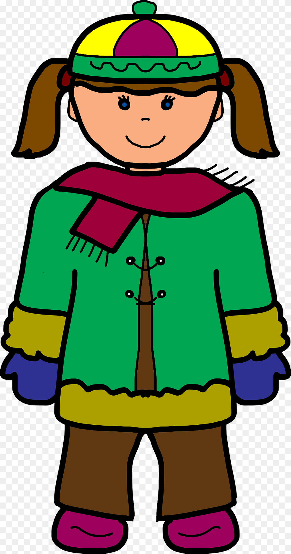 Cartoon Little Girl Clipart, Elf, Baby, Person, Face Free Transparent Png