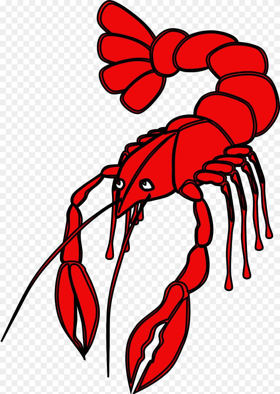 Cartoon Lobster Clipart, Food, Seafood, Animal, Sea Life Png