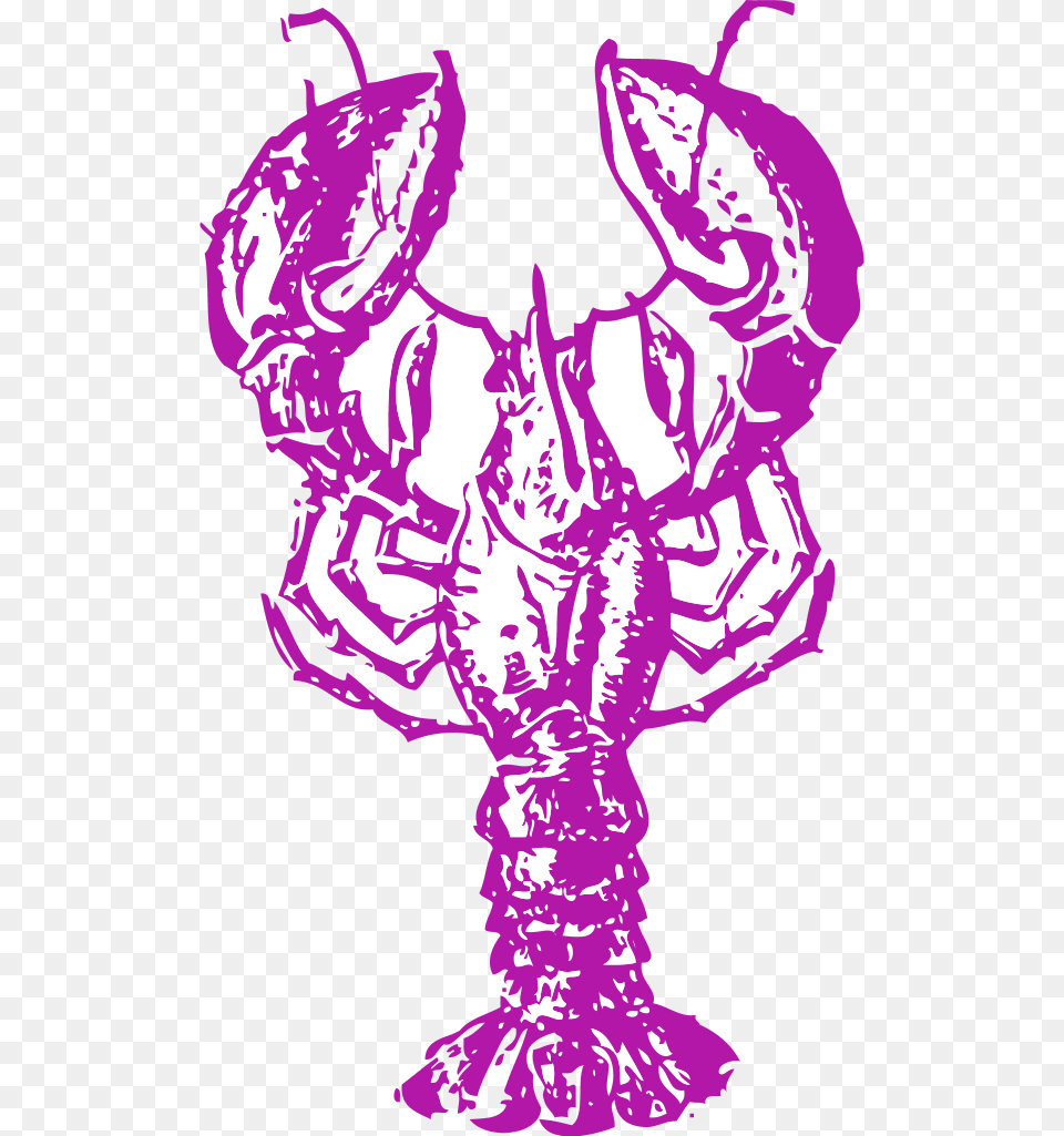 Cartoon Lobster Red Lobster Art, Purple, Baby, Person, Electronics Free Transparent Png
