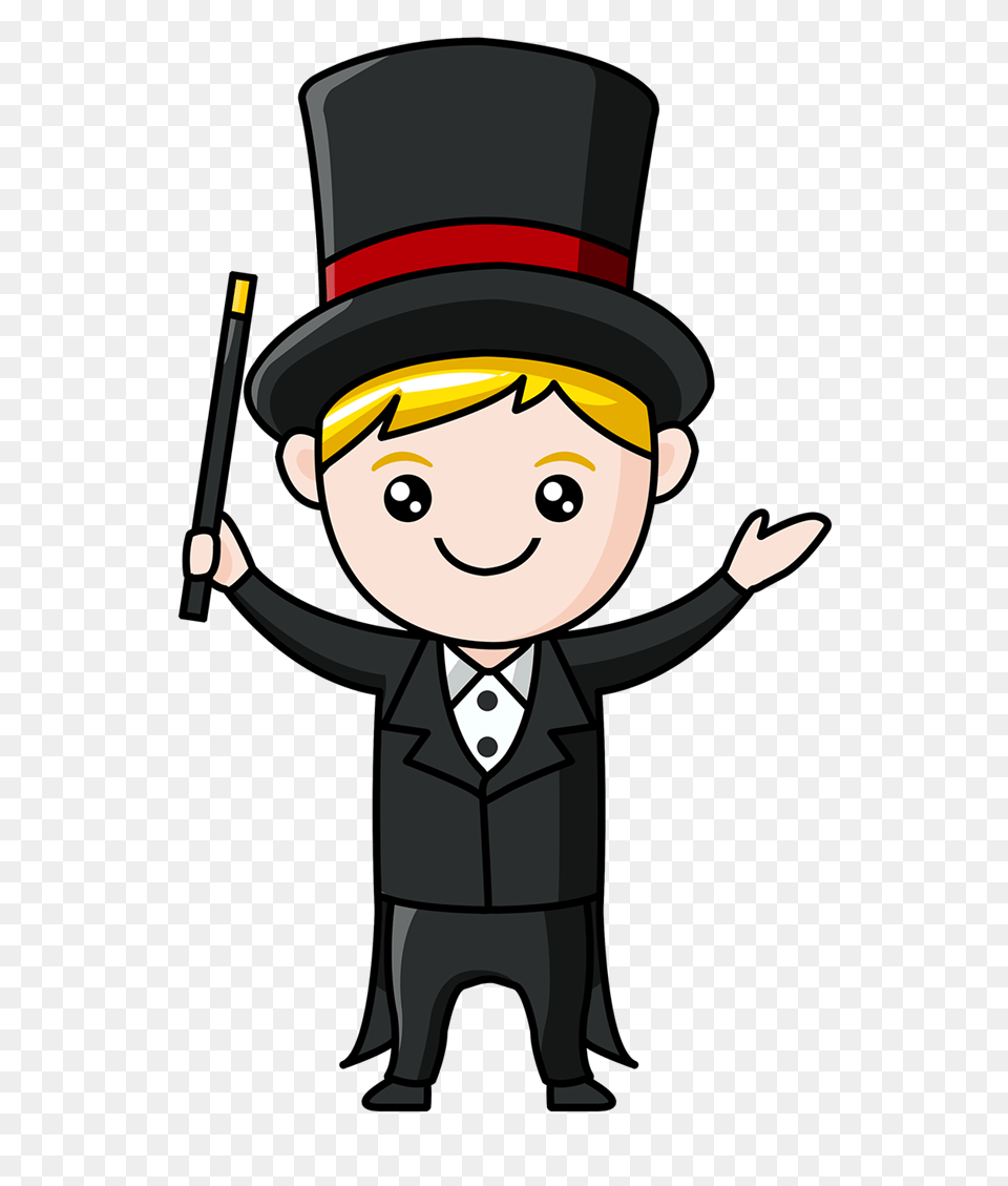 Cartoon Magician, Performer, Person, Baby, Face Free Transparent Png
