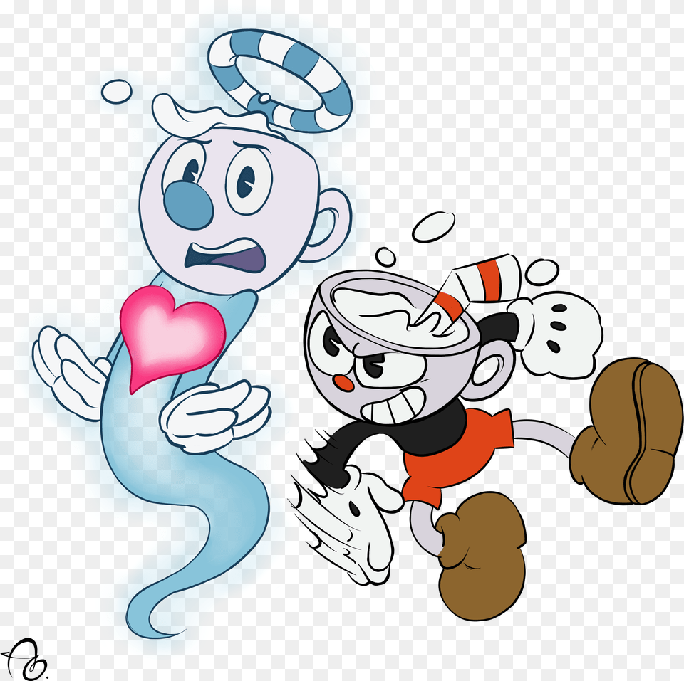 Cartoon Mammal Vertebrate Product Emotion Art Fictional Cuphead And Mugman, Face, Head, Person, Baby Png
