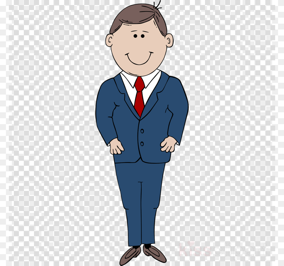 Cartoon Man In Suit, Accessories, Formal Wear, Clothing, Tie Png Image