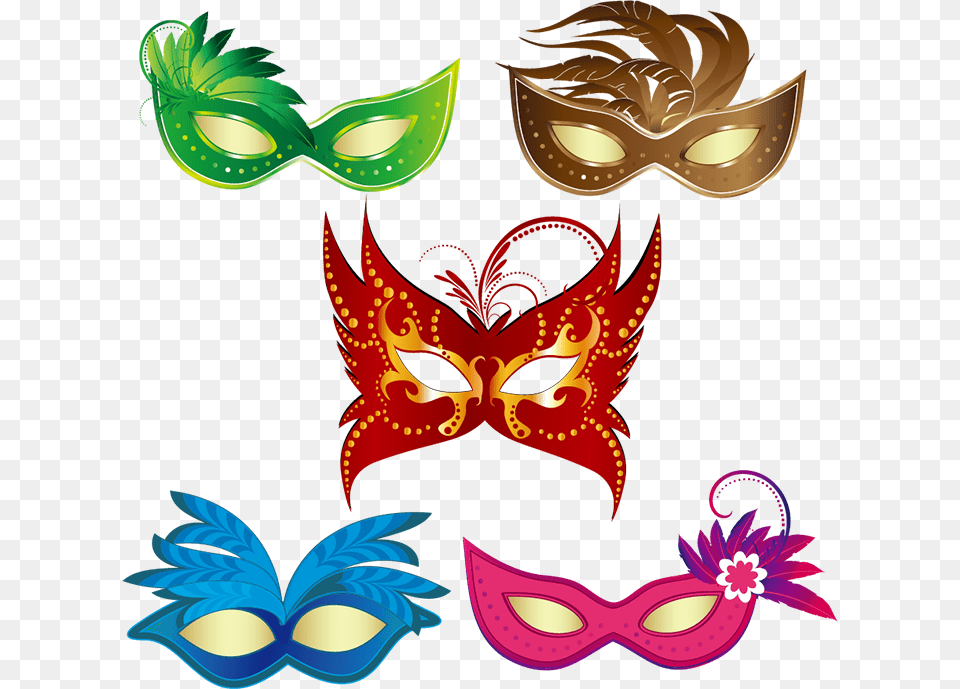 Cartoon Masquerade Ball Mask, Carnival, Crowd, Mardi Gras, Parade Free Transparent Png