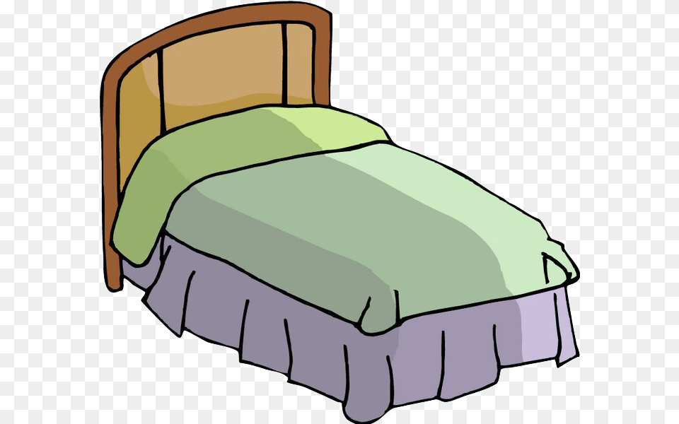 Cartoon Mattress Illustration Transprent, Furniture, Bed, Baby, Person Free Png