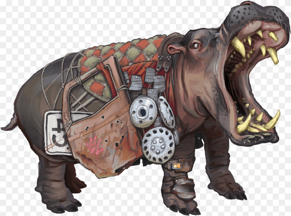 Cartoon Meat, Animal, Dinosaur, Reptile, Hippo Png