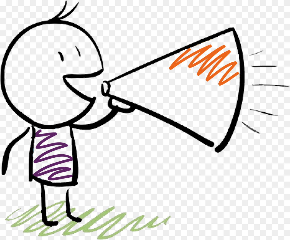 Cartoon Megaphone, People, Person, Text, Lighting Png