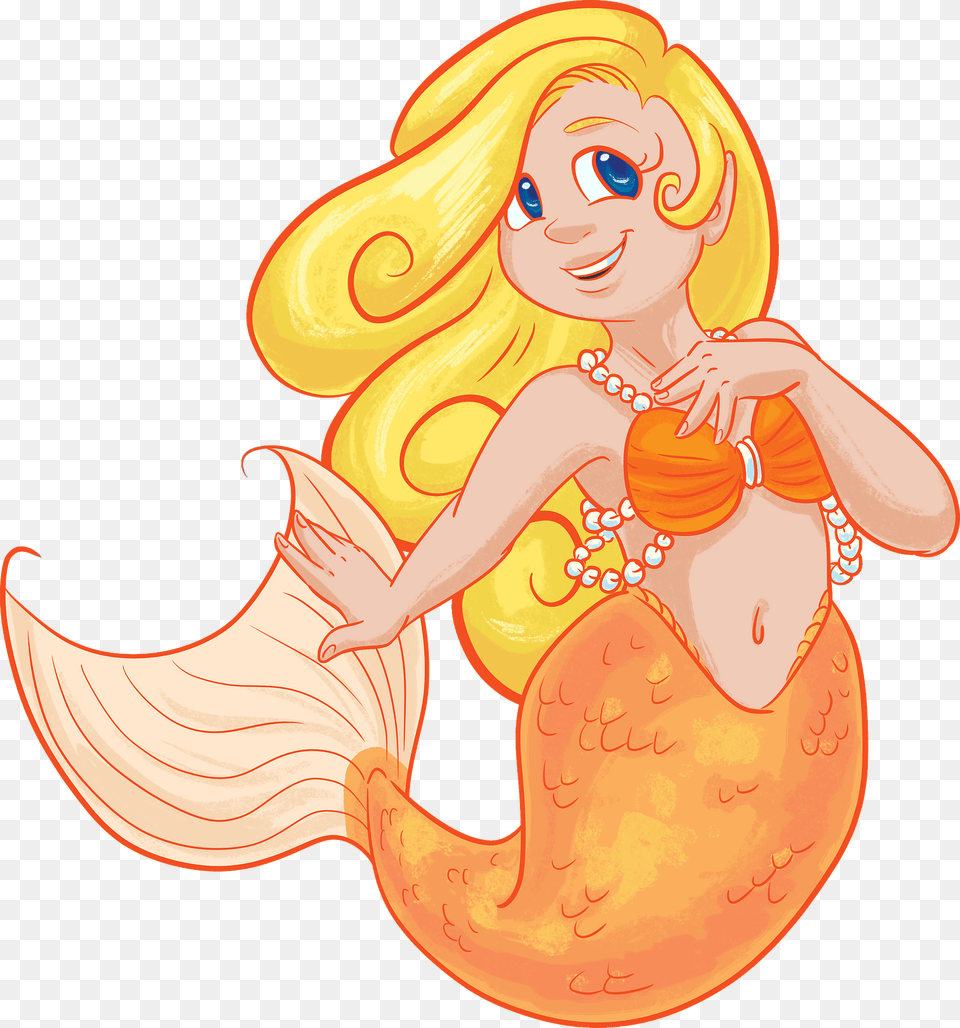 Cartoon Mermaid Clipart, Adult, Female, Person, Woman Free Png Download