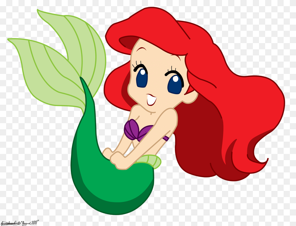 Cartoon Mermaid Cliparts, Baby, Person, Face, Head Free Png Download