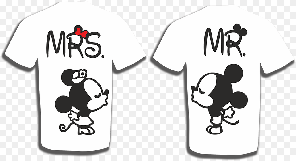 Cartoon Mickey Amp Minnie Svg, Clothing, T-shirt, Shirt, Animal Png Image