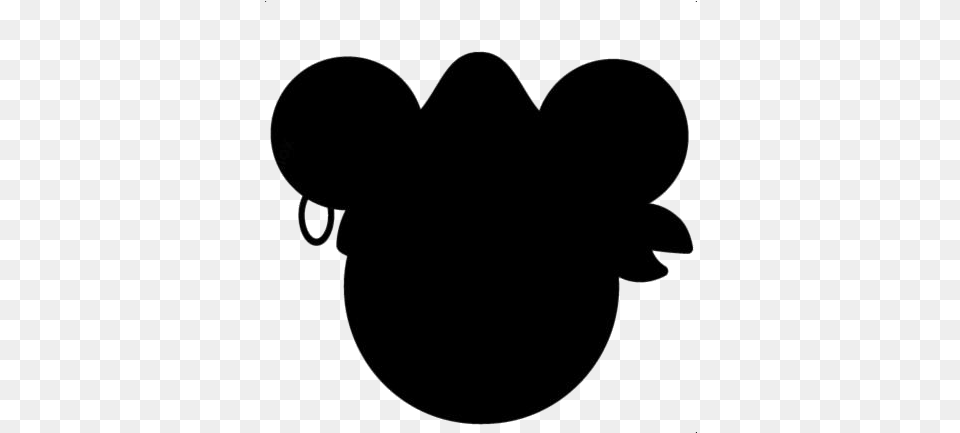 Cartoon Mickey Head Images Illustration, Silhouette, Stencil Free Transparent Png
