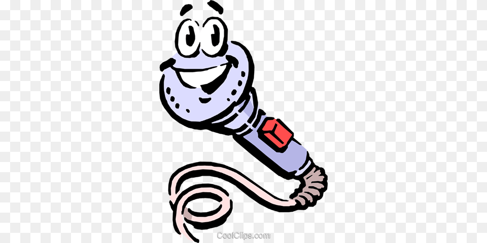 Cartoon Microphone Royalty Vector Clip Art Illustration, Smoke Pipe, Device, Electrical Device Png Image