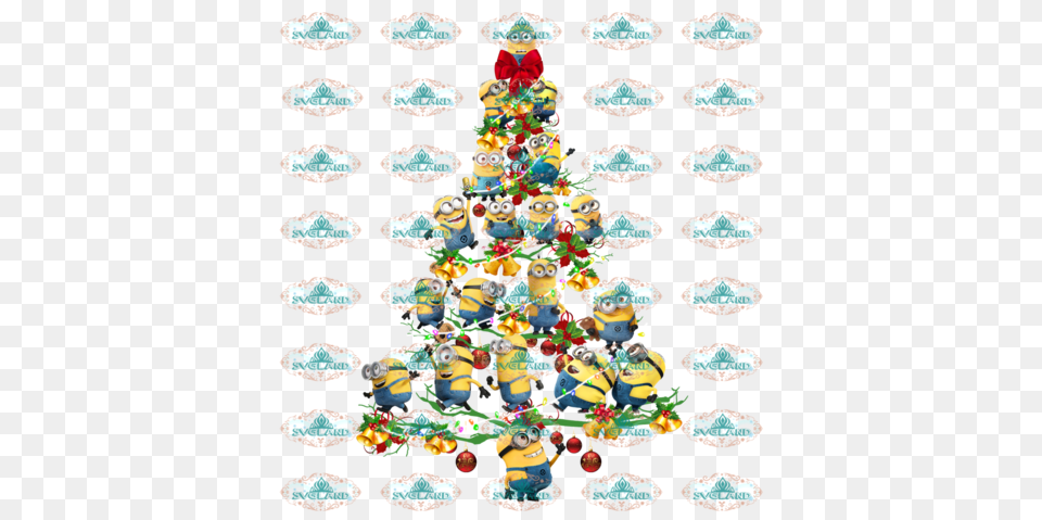 Cartoon Minion Christmas Tree, Christmas Decorations, Festival, Food, Sweets Free Png