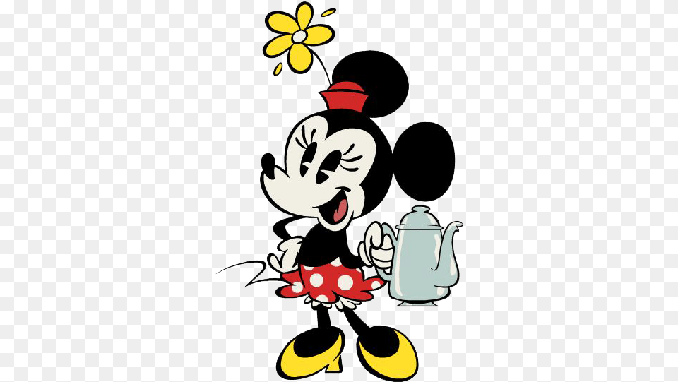 Cartoon Minnie Wcoffee Pot Minnie Mouse Disney Xd, Pottery, Cookware Free Png