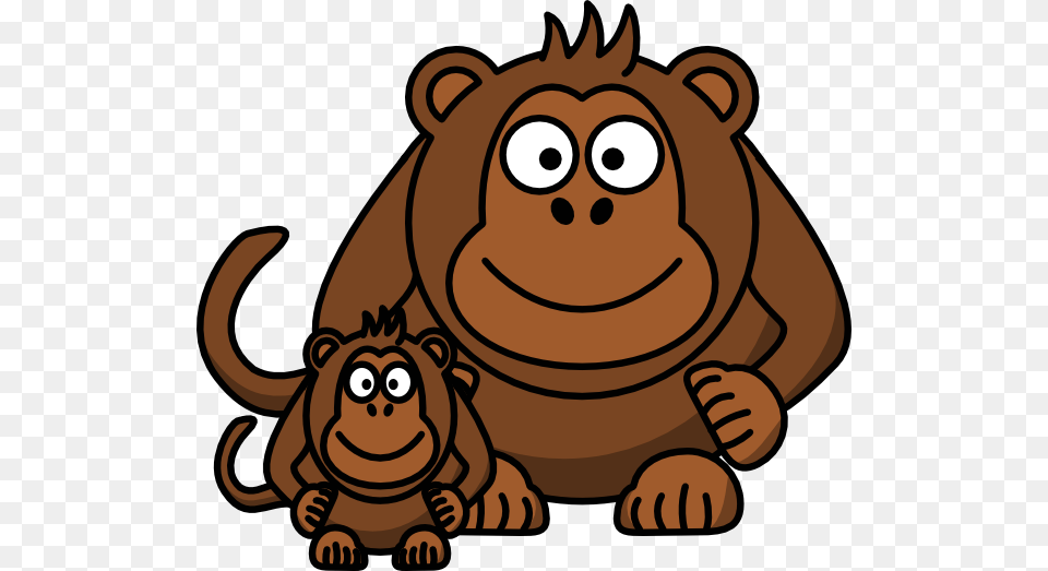 Cartoon Monkey, Animal, Bear, Mammal, Wildlife Free Png