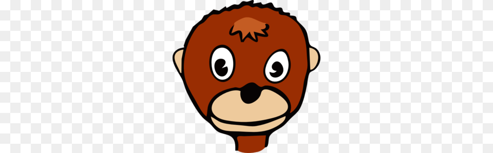 Cartoon Monkey Face Clip Art, Baby, Person, Head Free Transparent Png