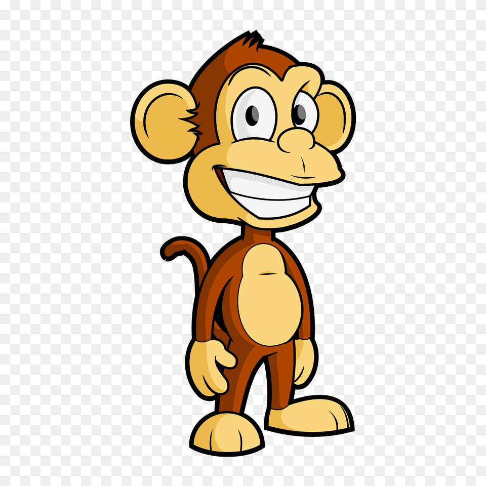 Cartoon Monkey Vector Clip Art, Baby, Person Free Png