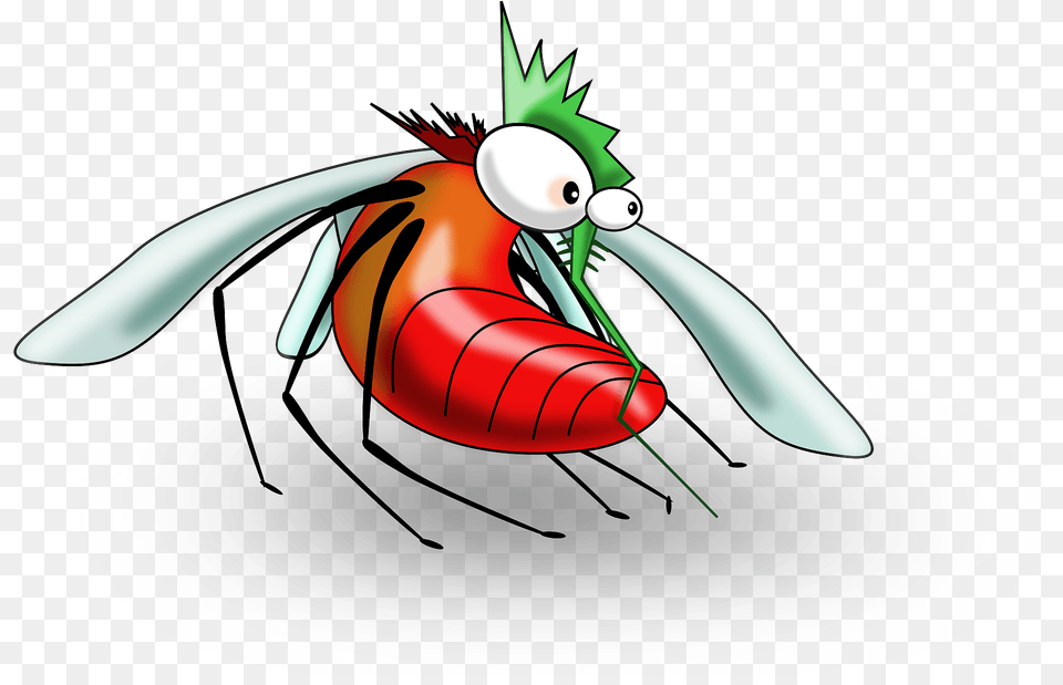 Cartoon Mosquito Clipart, Animal, Bee, Insect, Invertebrate Png Image
