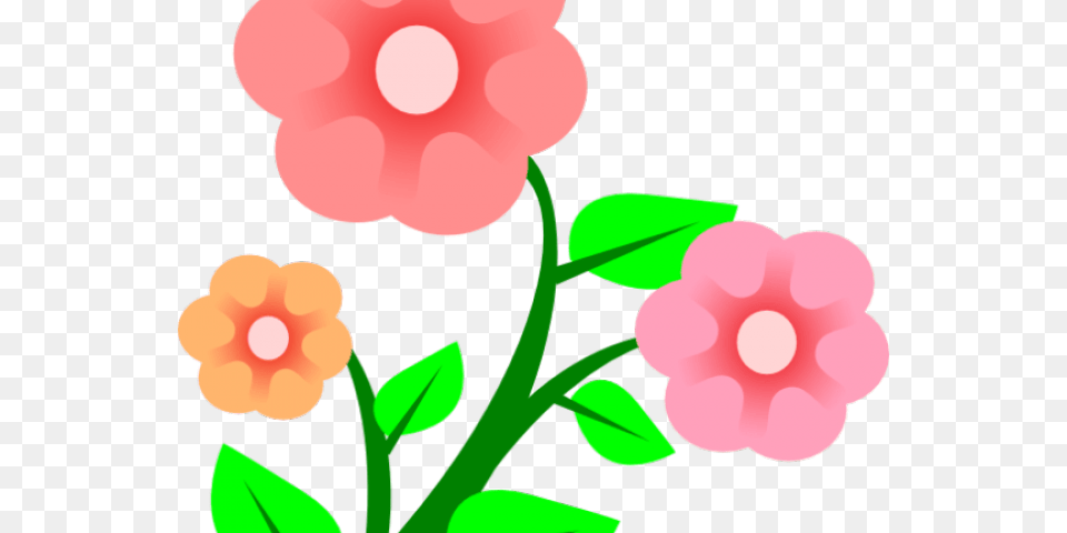 Cartoon Mothers Day Flowers, Anemone, Flower, Petal, Plant Png Image