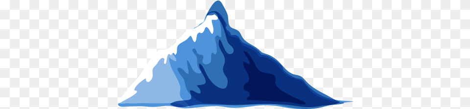 Cartoon Mountain, Ice, Nature, Outdoors, Iceberg Free Png Download