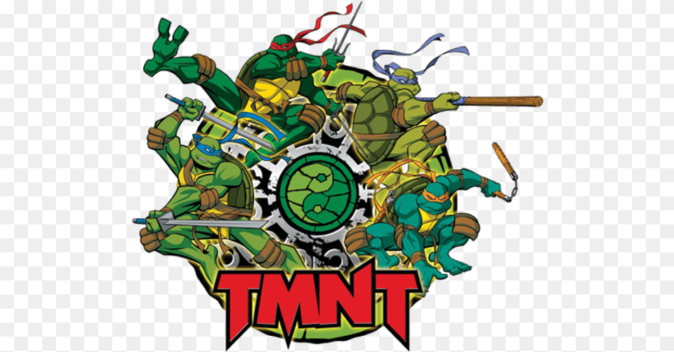 Cartoon Movie Teenage Mutant Ninja Turtles Clipart Teenage Mutant Ninja Turtles Logo Clipart, Green, Art, Graphics, Device Png Image