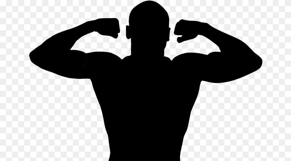 Cartoon Muscles Transparent Images Hand, Silhouette, Person Free Png