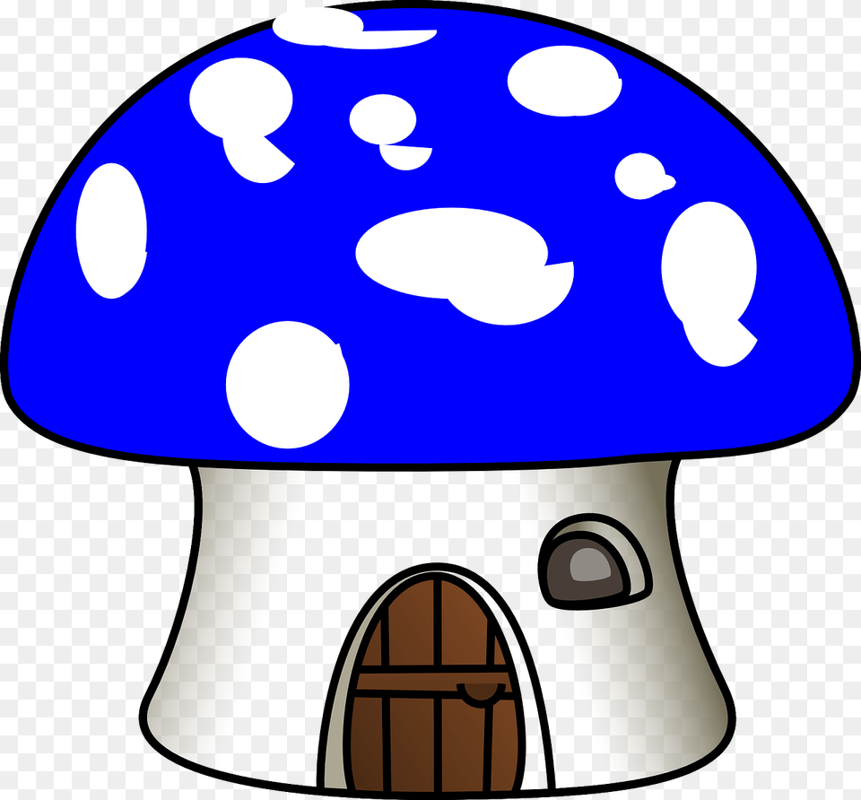 Cartoon Mushroom House, Fungus, Plant, Agaric, Lamp Free Png Download