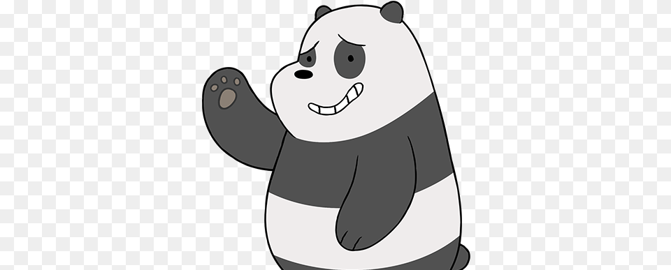 Cartoon Network Clipart Three Pandas Cartoon Network No Background, Animal, Bear, Mammal, Wildlife Png Image