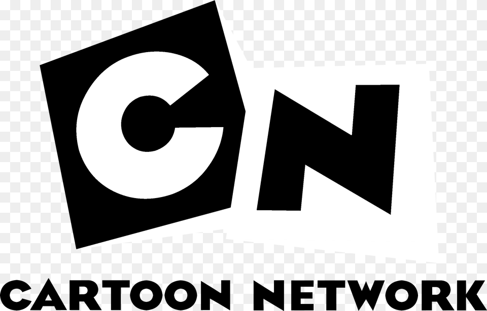 Cartoon Network Logo Black And White Cartoon Network, Text, Symbol, Stencil, Number Png Image