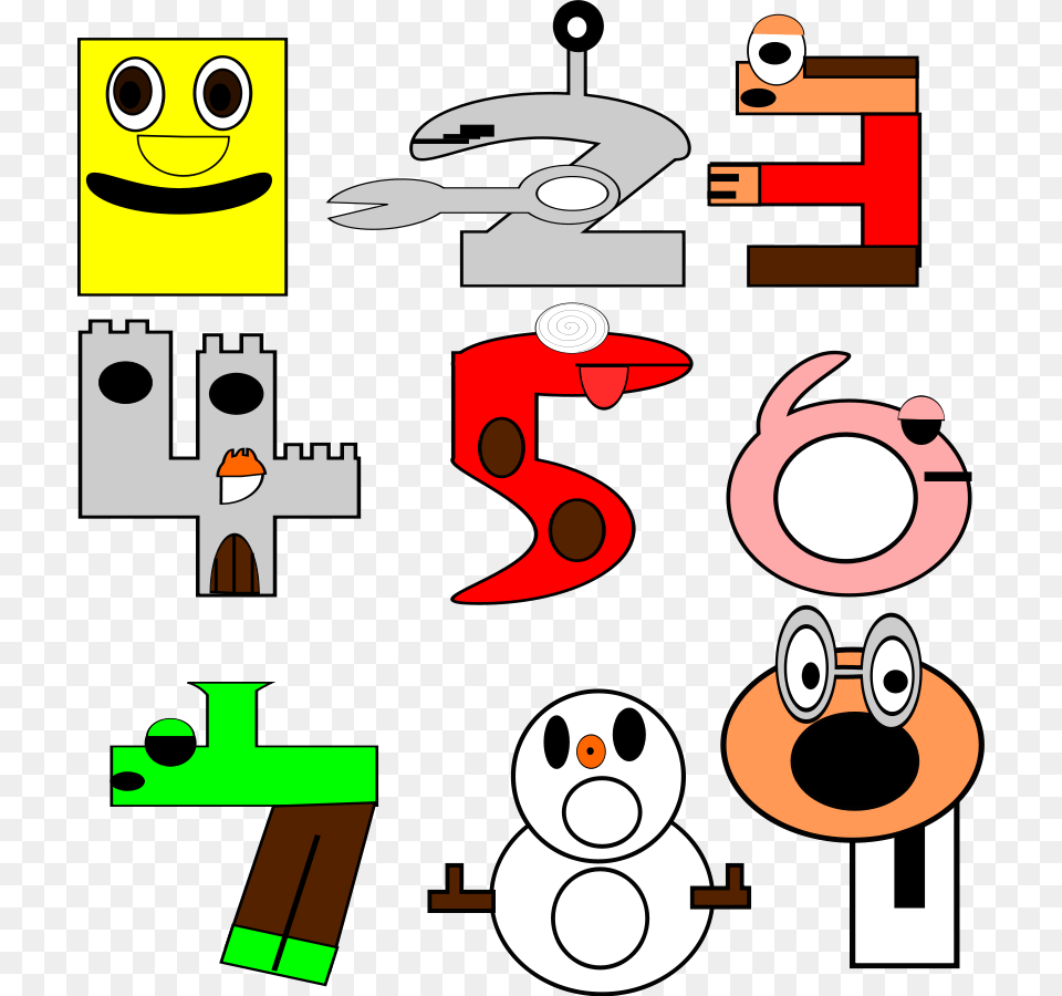 Cartoon Numbers Svg Clip Arts Fun With Numbers Clipart, Text Png