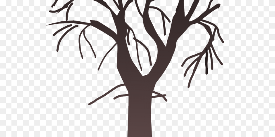 Cartoon Oak Tree, Plant, Tree Trunk, Person Free Png