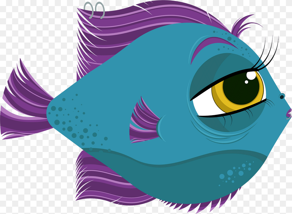 Cartoon Ocean Fish Clipart, Art, Graphics, Animal, Sea Life Free Png