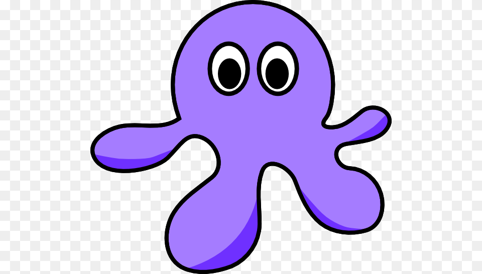 Cartoon Octopus Clip Art, Purple, Applique, Pattern, Food Free Png Download