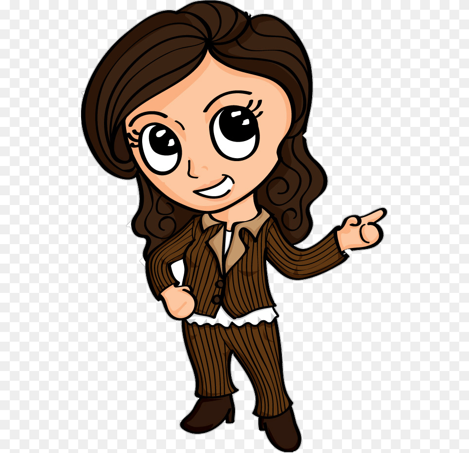 Cartoon Of A Business Woman Business Woman Cartoon, Baby, Person, Face, Head Free Png
