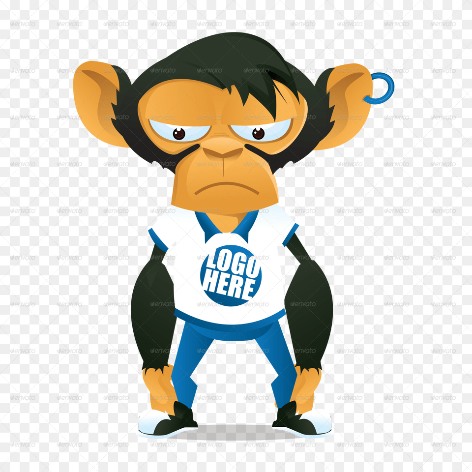 Cartoon Of Monkey Money, Mascot, Baby, Person Png