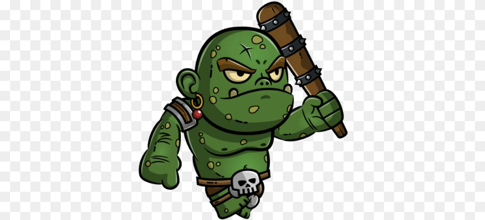 Cartoon Ogre, Green, Baby, Person, Face Png Image